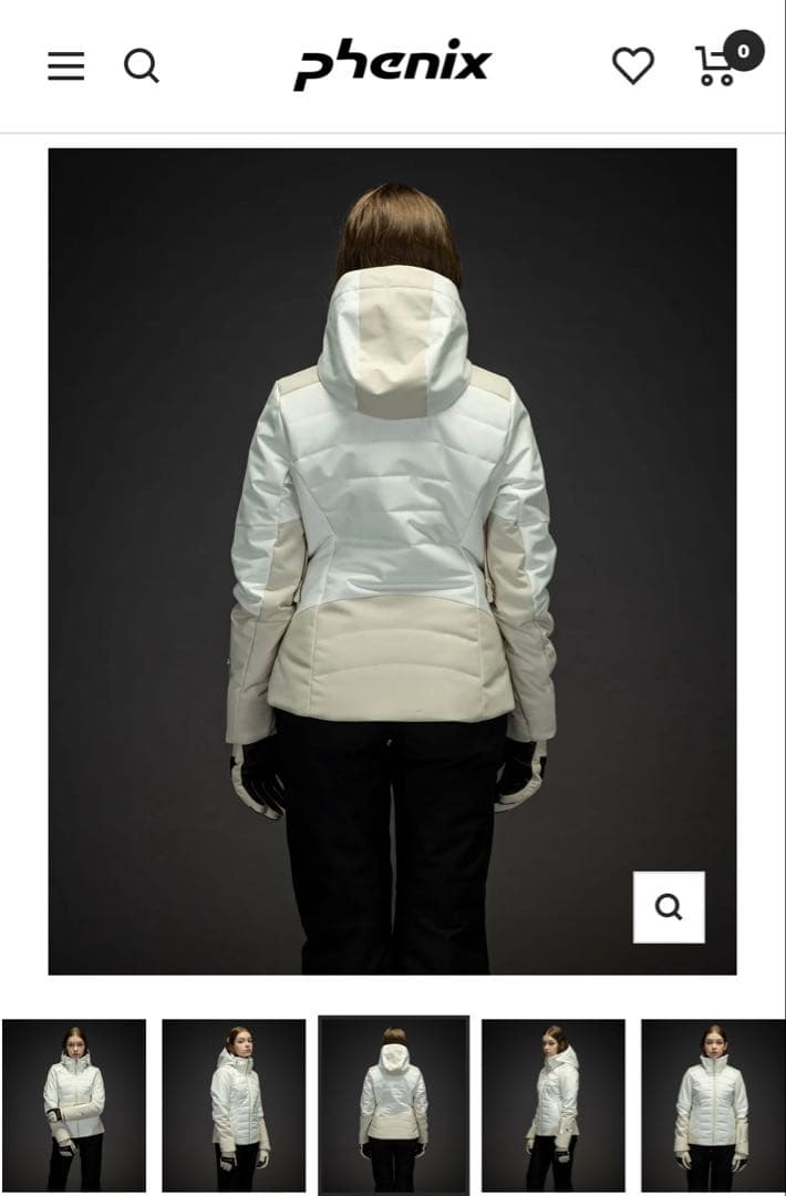 <最終セール> phenicsダイアンス スノーウェア ホワイト スキーウェア
