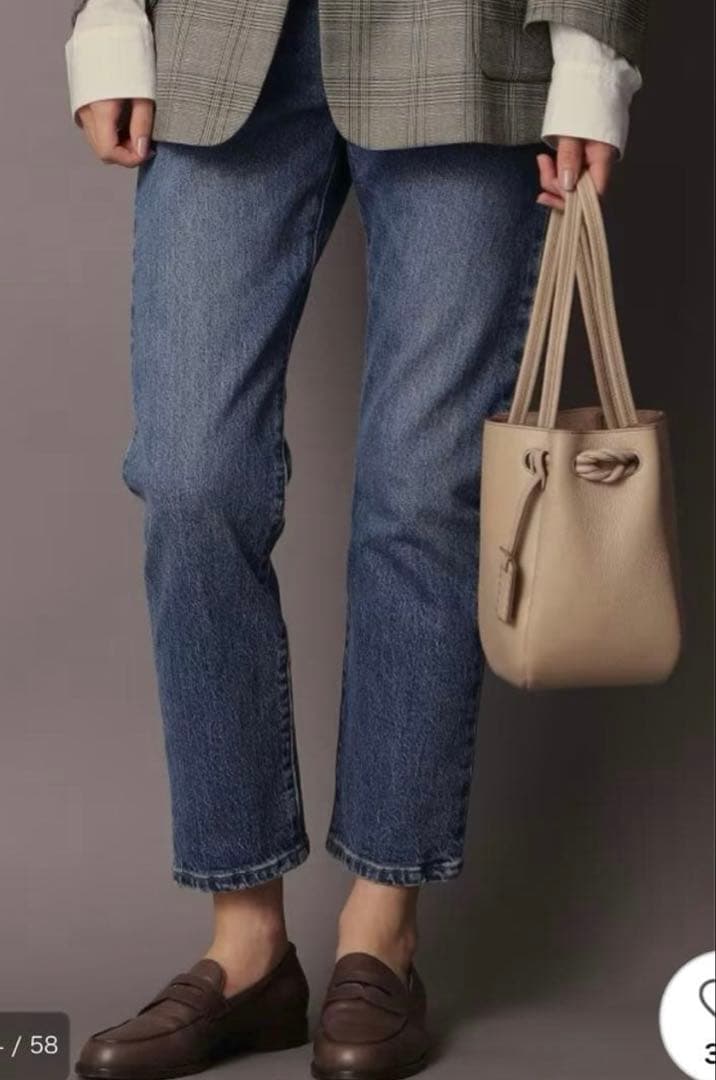 完売カラー✨HIROFU ヒロフ ロシェ レザーショルダーバッグ S ティー