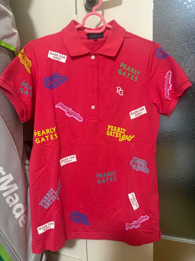 PEARLY GATES ゴルフ用ポロシャツ ピンク