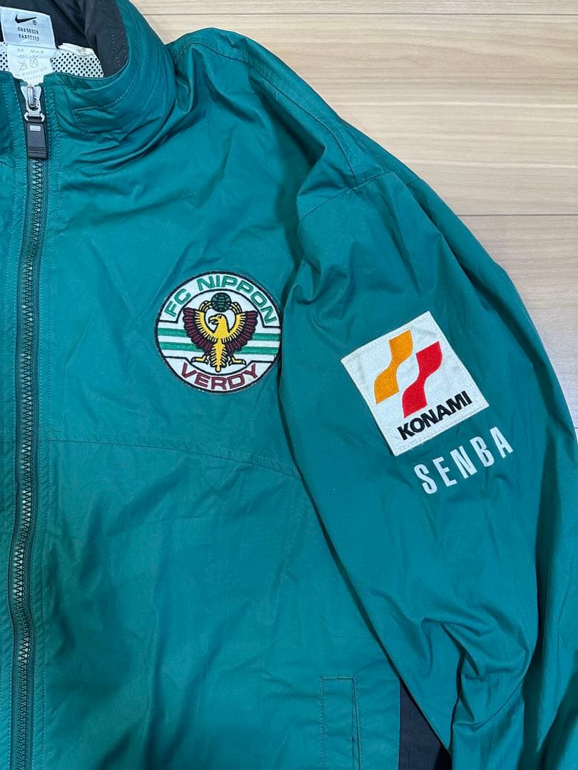 東京ヴェルディ選手支給品　ナイロンジャージ　01年製NIKE白タグ　上下セット