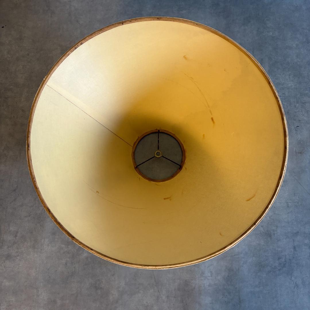 アンティーク　クリアガラス×真鍮 フロアランプ