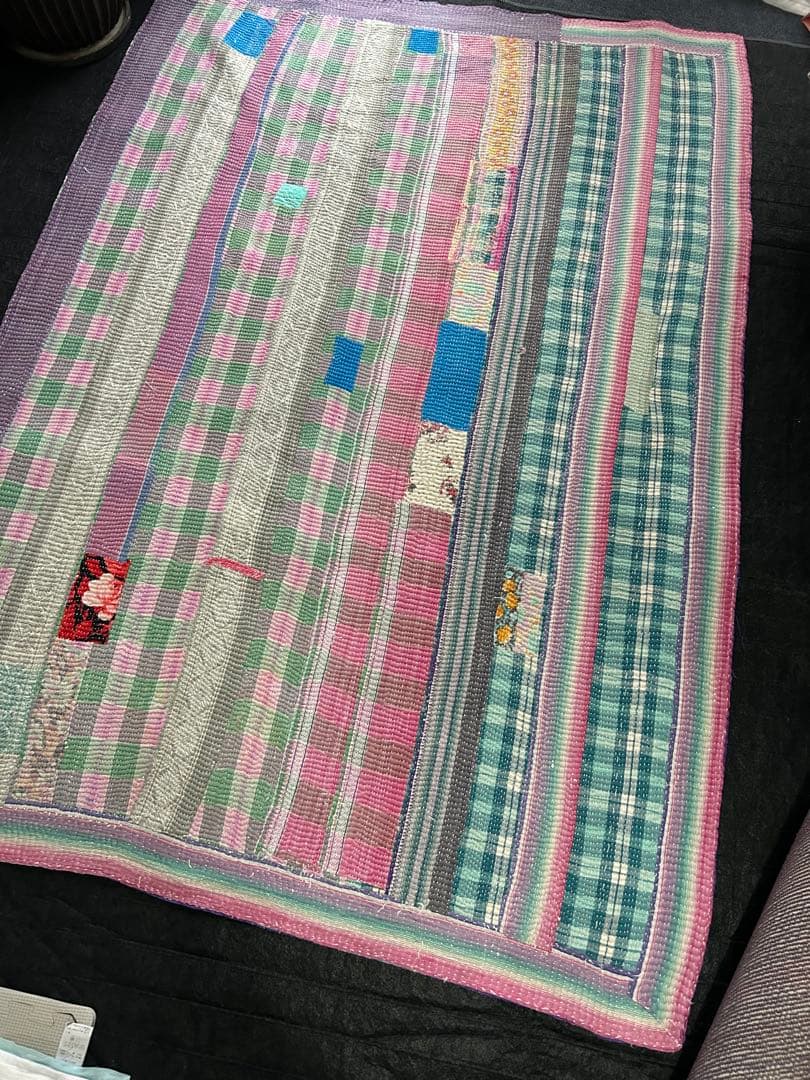 カラフルストライプラグ　wantantique