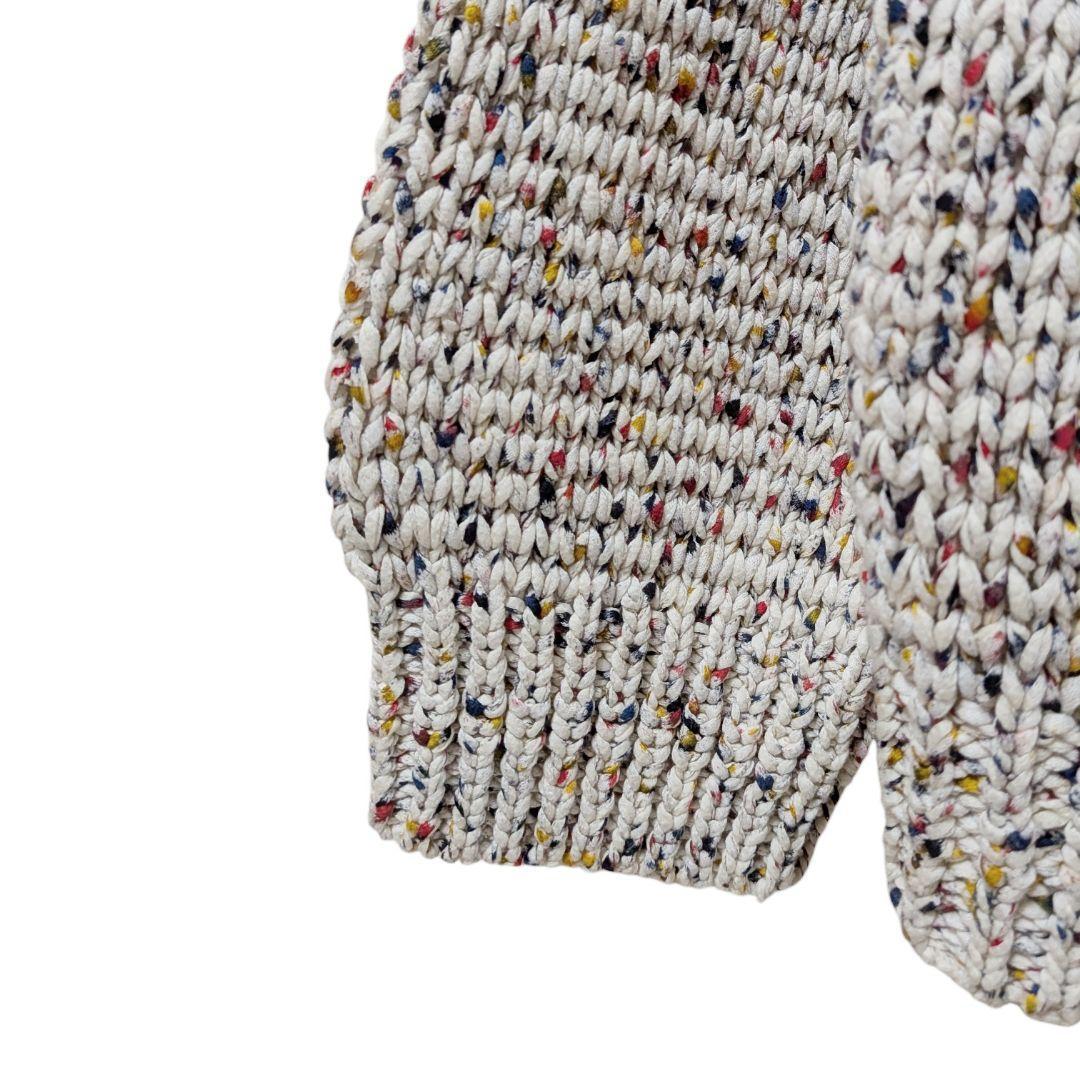 美品トゥモローランド ポルカドットクルーネックニット コットン L