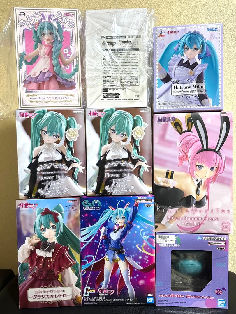初音ミクフィギュア＋その他　9個【タイクレ限定有り】まとめ売り　美少女　巡音ルカ