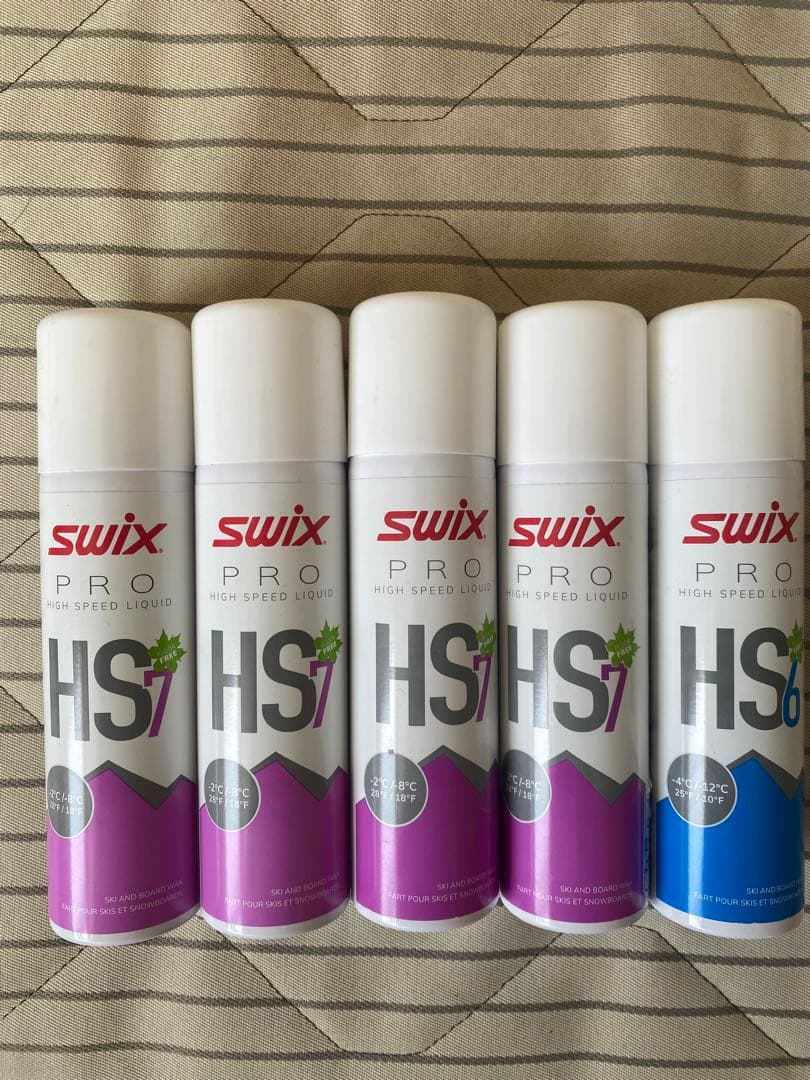 激安　Swix HS7 4本HS6 1本高速度液体 5本セット