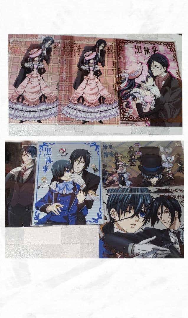 黒執事 紙類 クリアカード ポストカード マウスパッド 大量 まとめ売り