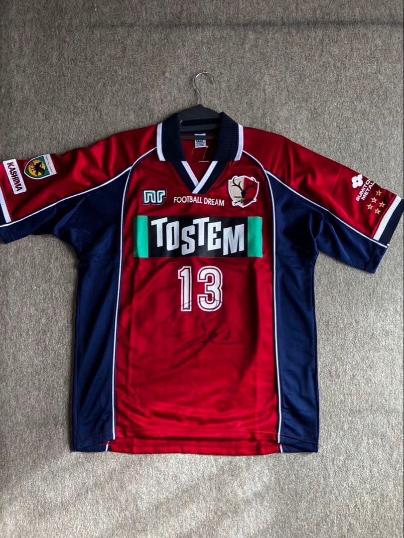 鹿島アントラーズ　レプリカユニホーム　サイン入り