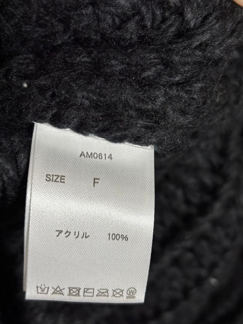 【試着のみ正規品】ANDMARY ミアリボンニットドレス