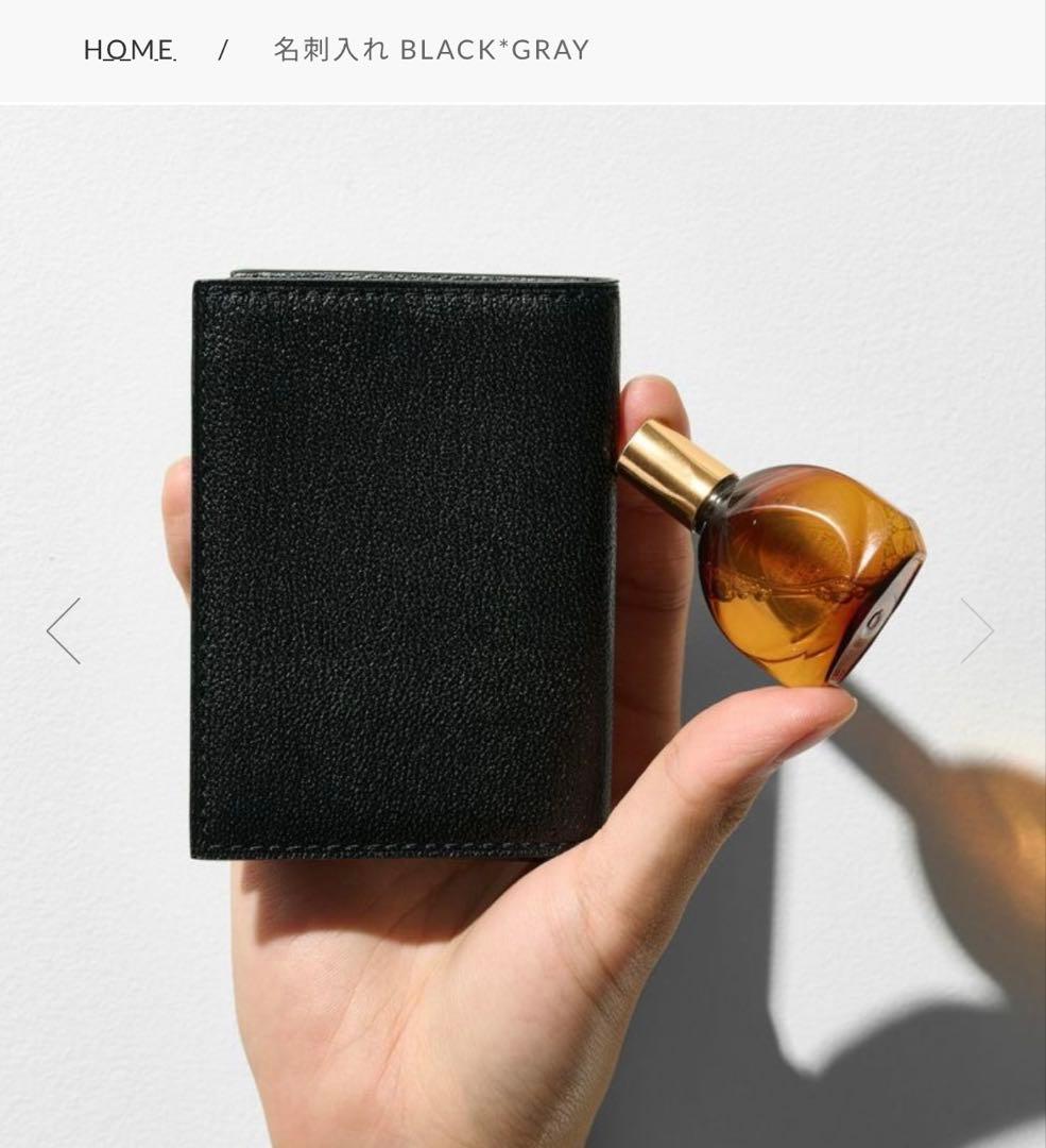 L'arcobaleno ラルコバレーノ 名刺入れ ブラック ビジネス レザー