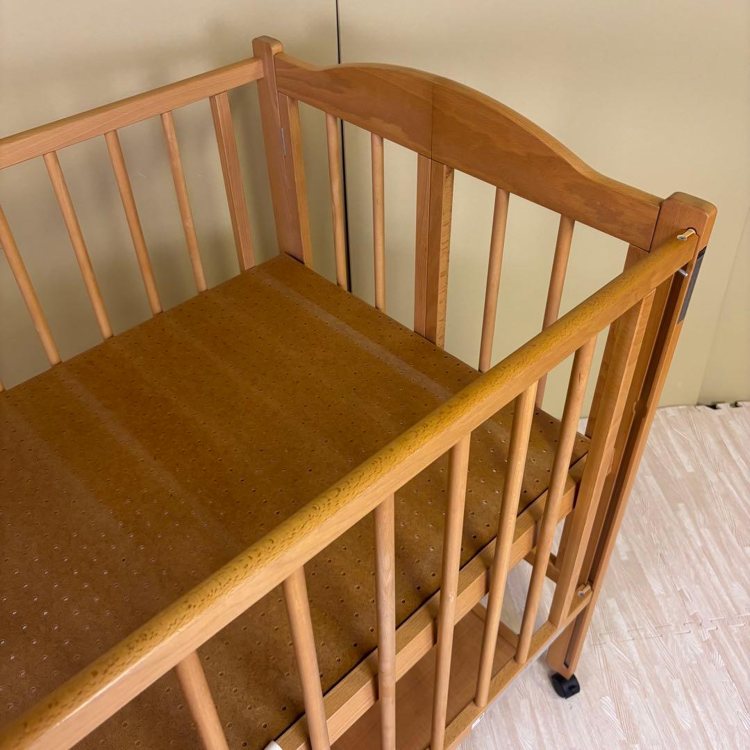 除菌清掃済　安心安全の日本製　スリーピー　ワンタッチハイベッド　ナチュラル