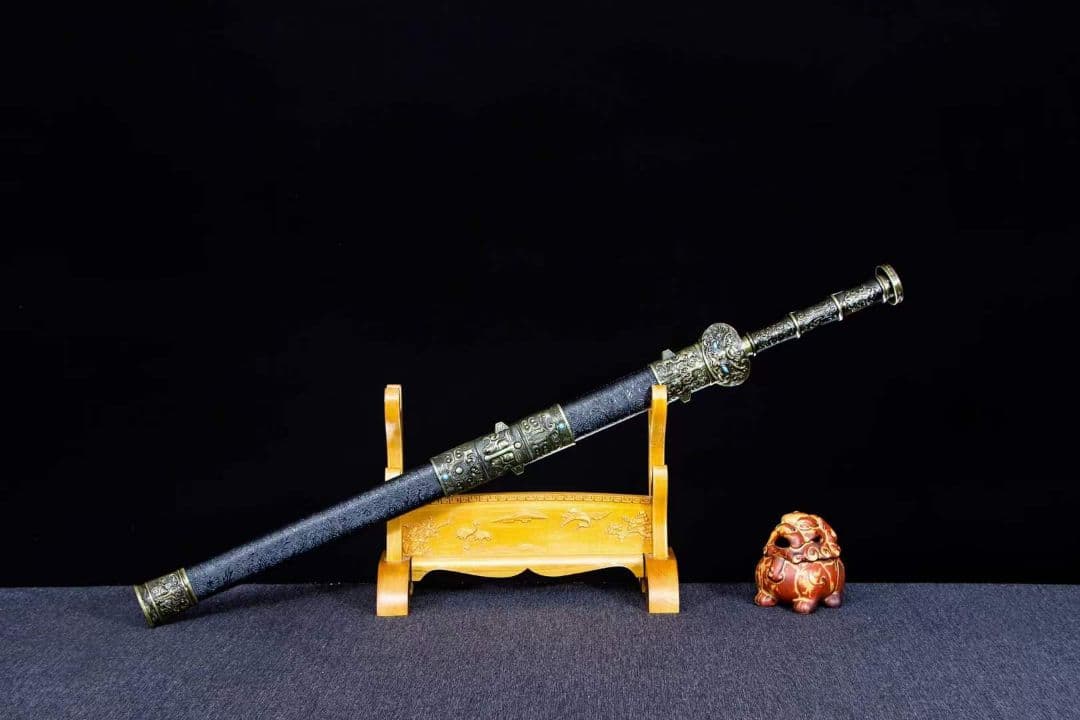 風雲符龍春秋漢剣-高性能マンガン鋼 古兵器 武具　刀装具　日本刀　模造刀 居合刀