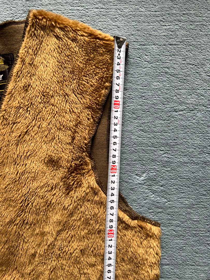 Barbour×US/Zip-Up Pile Boa Vest