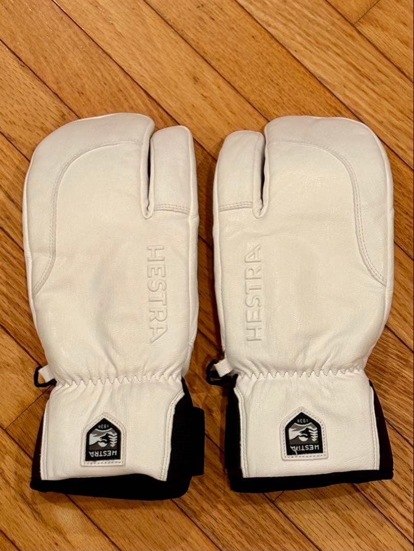 HESTRA ヘストラ Topo 3-Finger ホワイト サイズ6