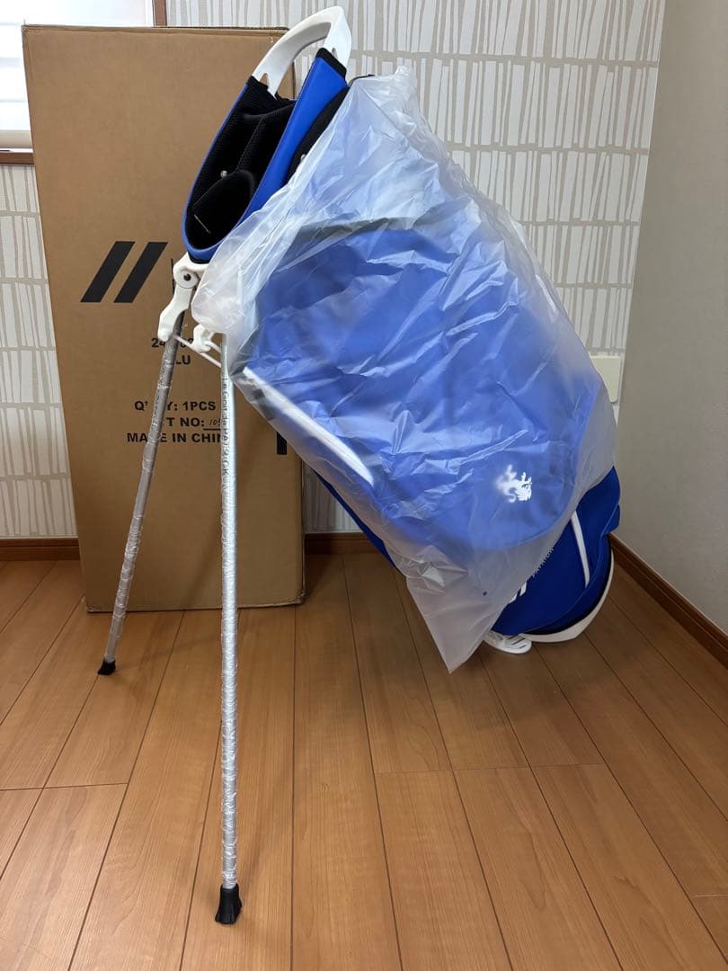 パトリック PATRICK ブルー スタンドキャディバッグ 2024 新品