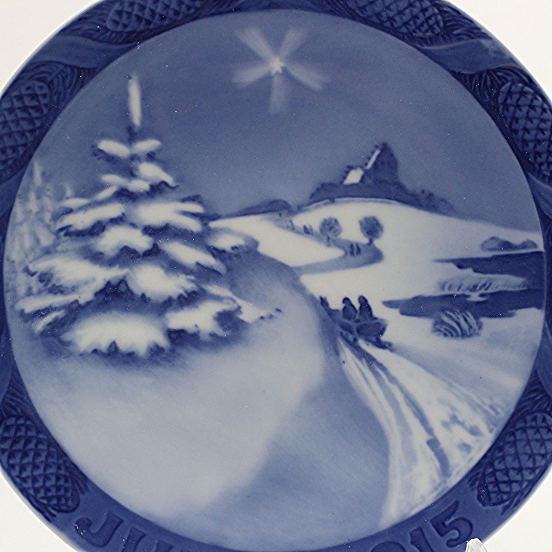 1915年 「デンマークの冬景色」 イヤープレート ロイヤルコペンハーゲン