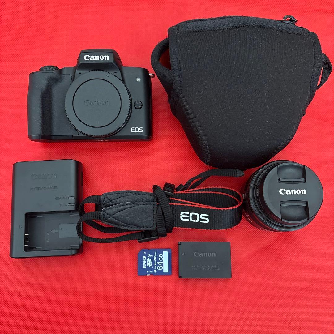 Canon EOS KISS M EF-M15-45 IS STM レンズキット