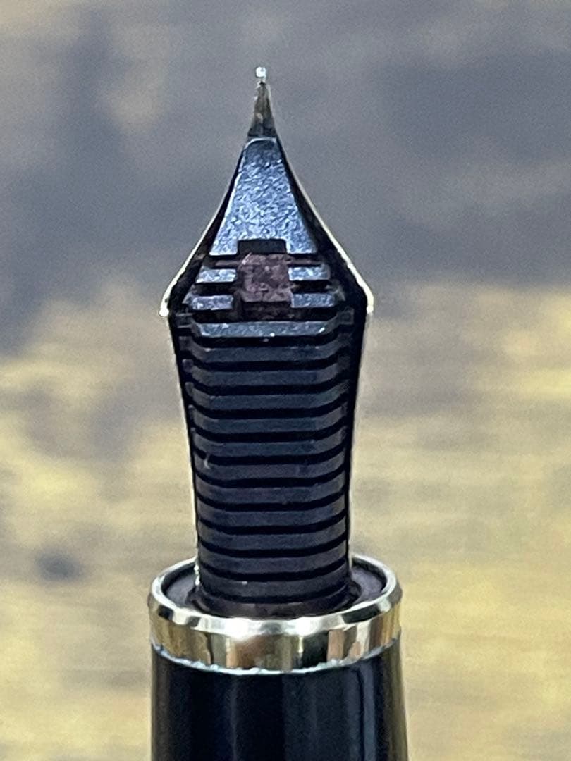 旧型ニブ　ホワイトゴールド　F プロフィット 21 セーラー　万年筆 21k