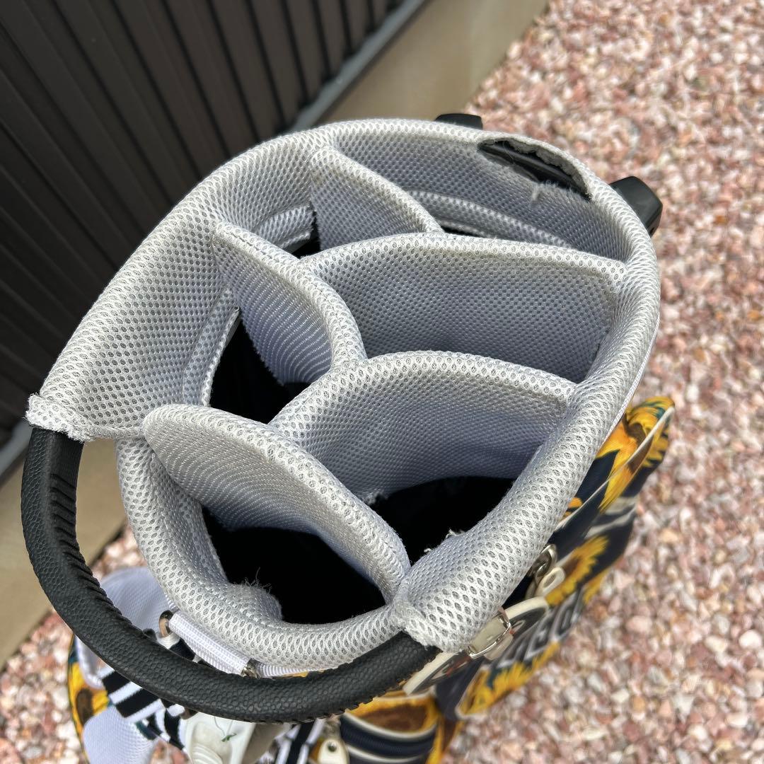 値下げ PEARLY GATES ひまわり柄 キャディバッグ