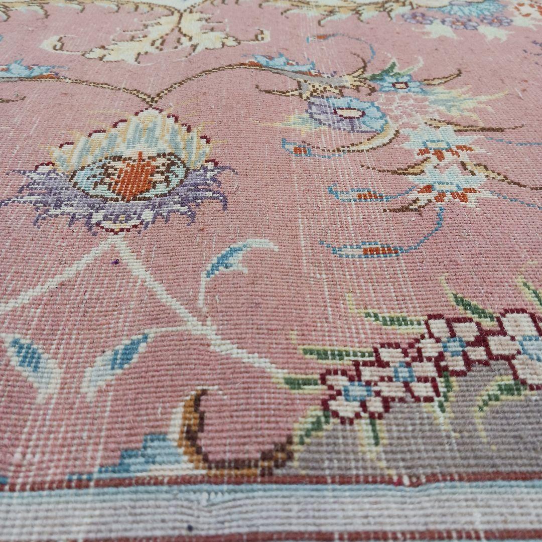 専用Y3054 ペルシャ絨毯 タブリーズ産 ザレザデ工房 ウール 手織り 3m