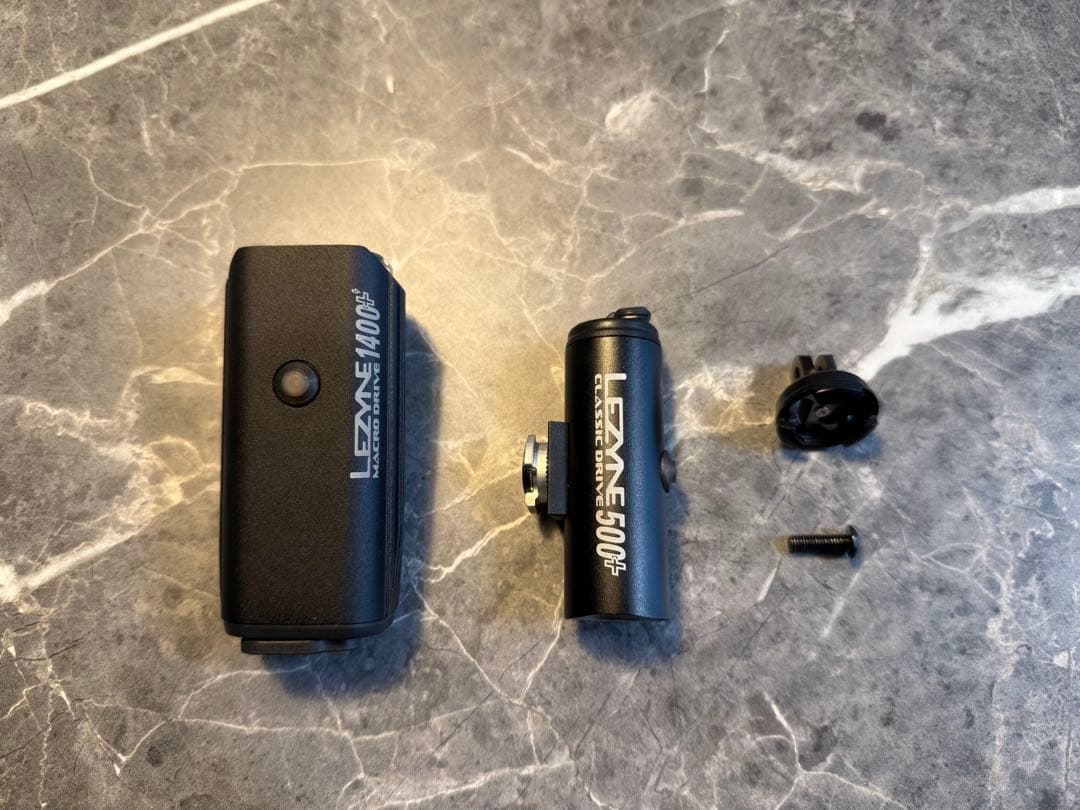 LEZYNE 1400+ 500+ 自転車フロントライト セット