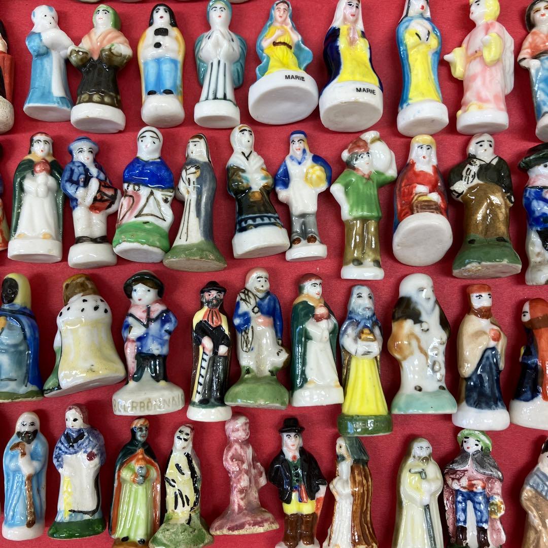 フランスアンティーク★フェーブ　フェーヴ大量105個セット★マリア様　幼子イエス