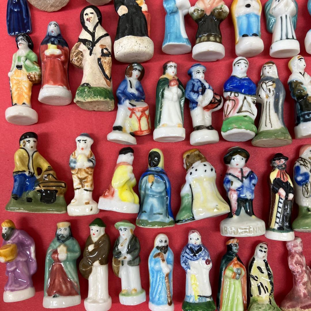 フランスアンティーク★フェーブ　フェーヴ大量105個セット★マリア様　幼子イエス