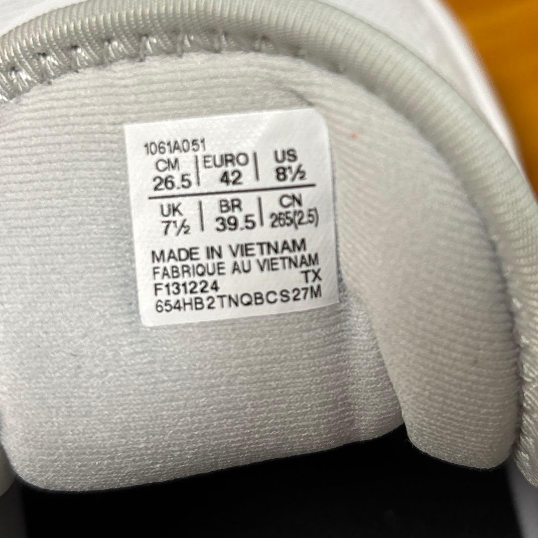 シューズ(男性用) NOVA SURGE LOW2 asics 26.5 US8.5 white