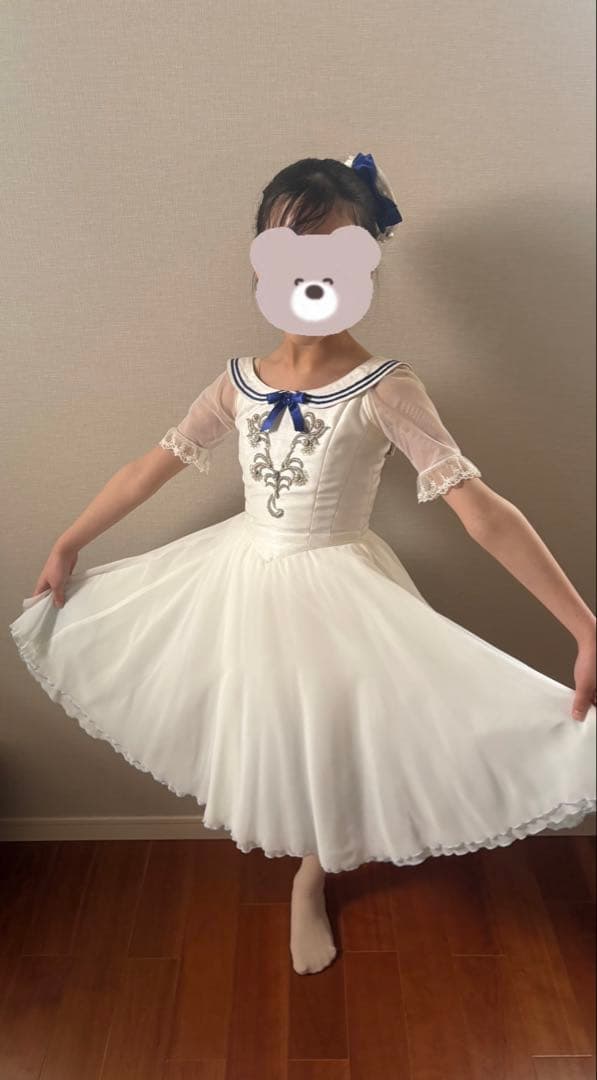 バレエ衣装　卒業舞踏会　130-140（細身）