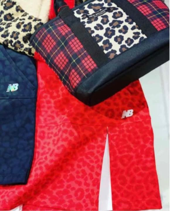 【新品 タグつき】ニューバランスゴルフ　4点セット　レオパード柄