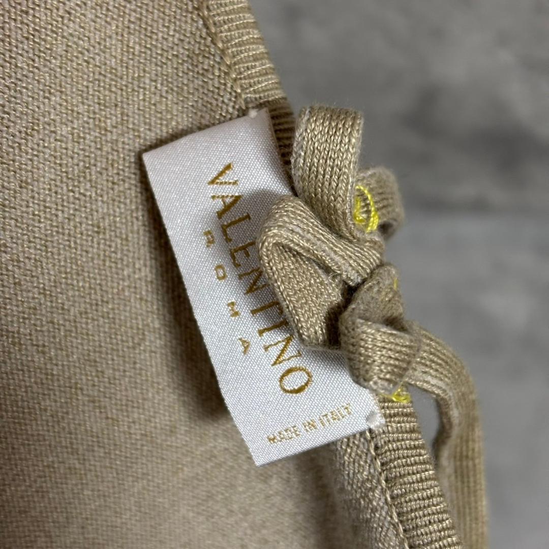 VALENTINO スパンコール　ニット　キャミソール　ホルターネック M191