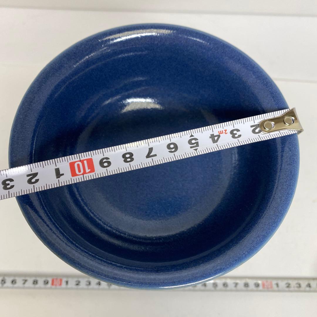 中国美術　大明宣徳年製　高杯　高さ約11.5㎝ タニト　東さ8-0107②