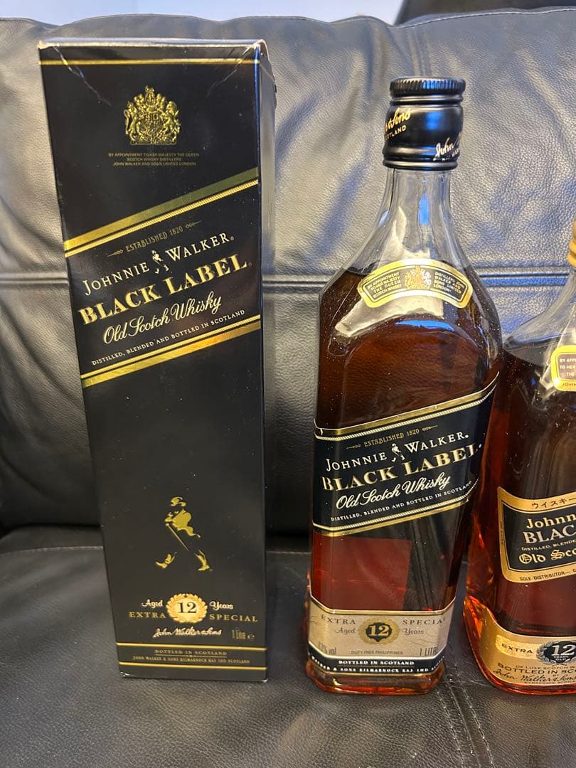 ジョニーウォーカー ブラックラベル12年エクストラスペシャル2本&スウィング2本
