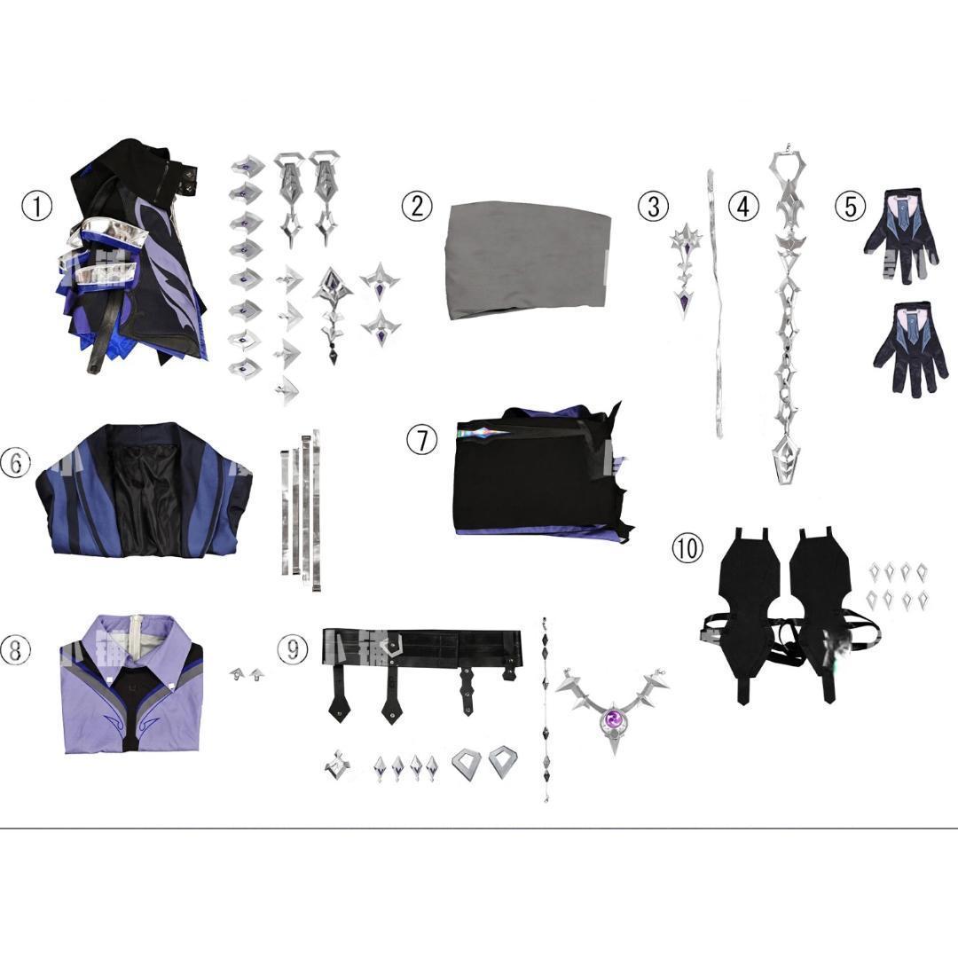 在庫セール　原神 フリンズ コスプレ 衣装　靴付き　 ランタン 追可能