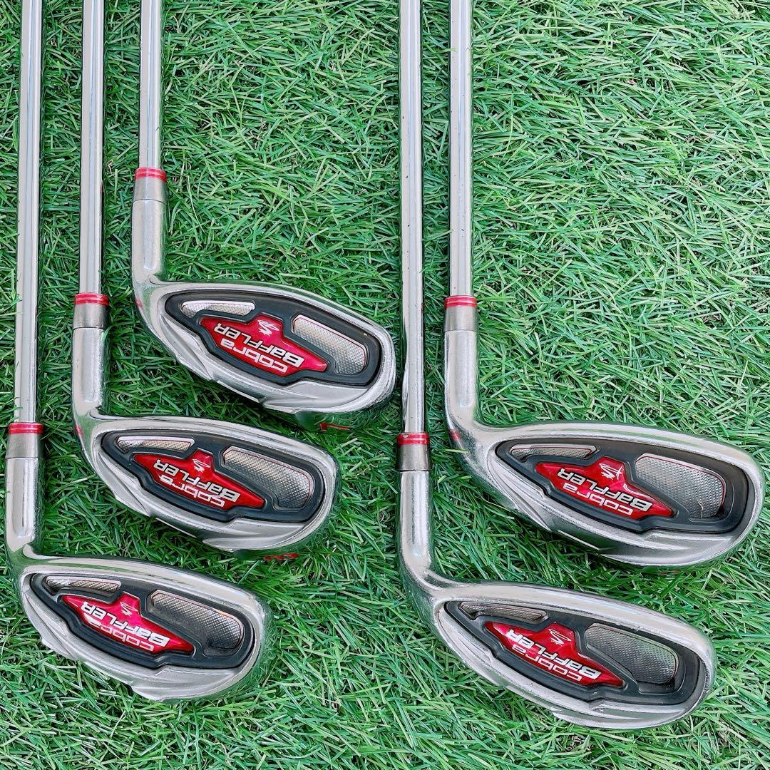 ゴルフ　メンズ　アイアン　セット　コブラ　バフラー　初心者　やさしい　N1958