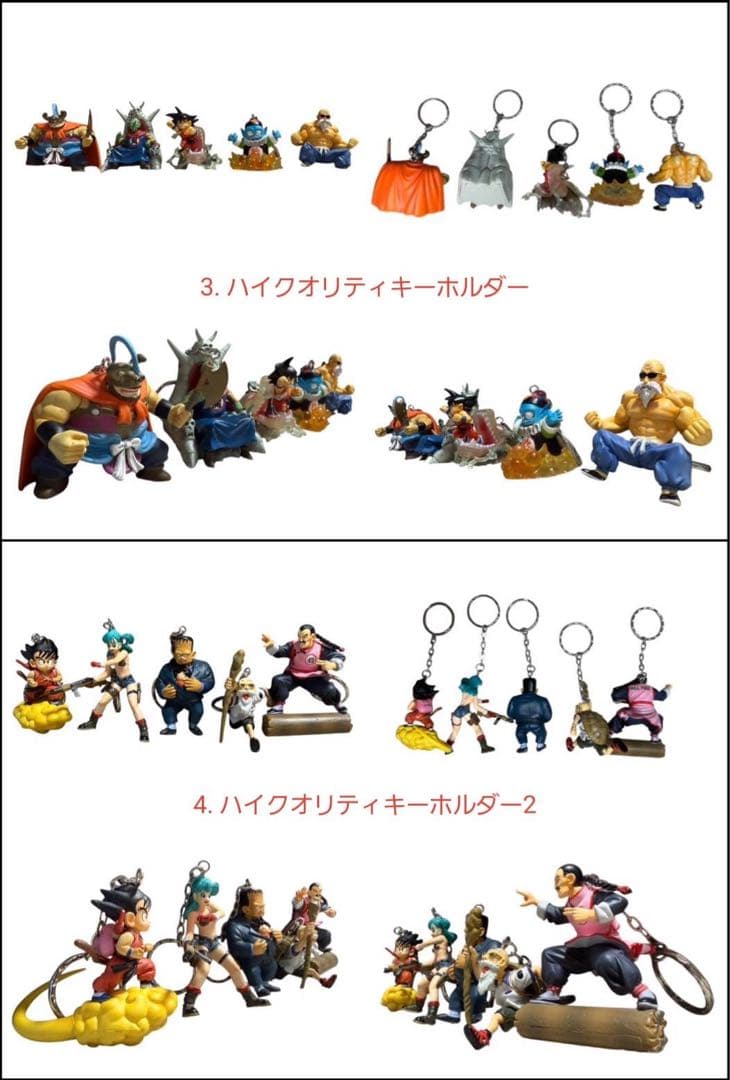 ドラゴンボール ハイクオリティキーホルダーハイグレードカラーリングキーホルダー