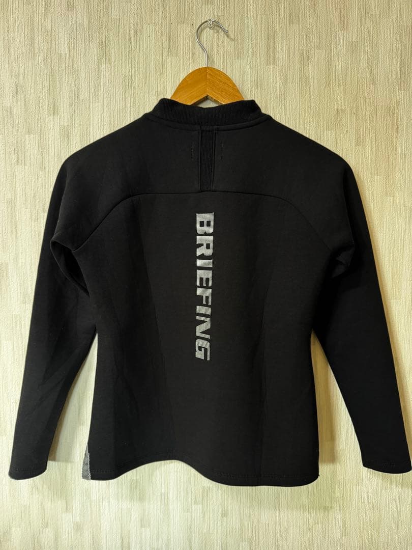 BRIEFING ハーフジップ ブラック