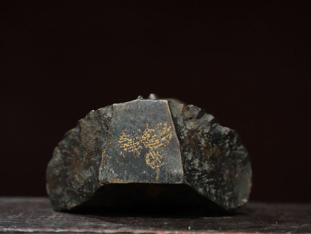 旧家　時代物　純銅拓金 観音様　縁起物　インテリア　古美術 美品