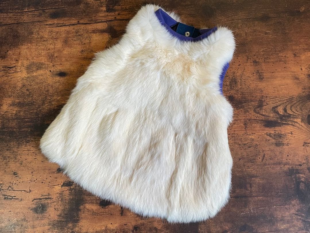 最終お値下げ　犬服　Furrier-Egami ラビットファーコート大きいサイズ