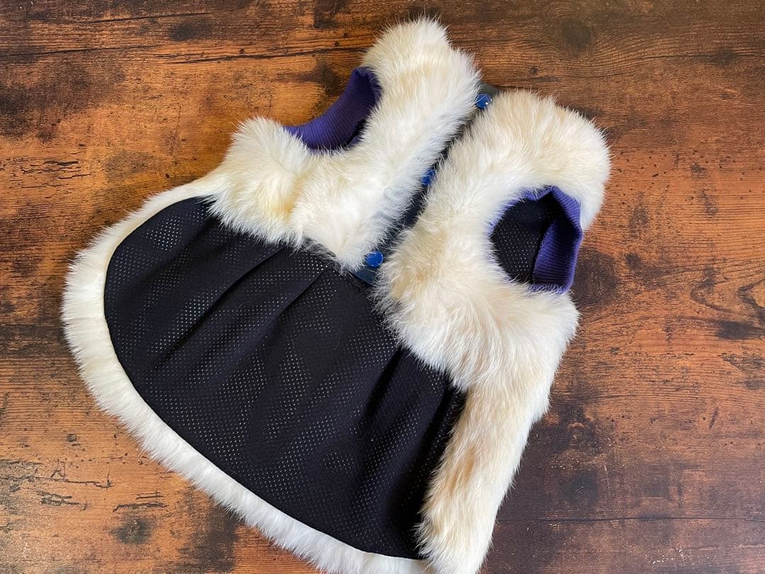最終お値下げ　犬服　Furrier-Egami ラビットファーコート大きいサイズ