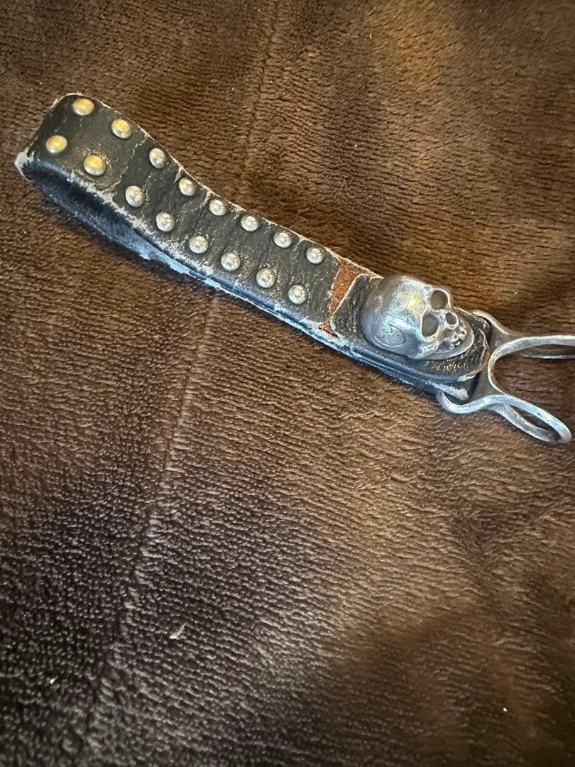 RUDE GALLERY CHAOS DESIGN シルバースカル キーホルダー