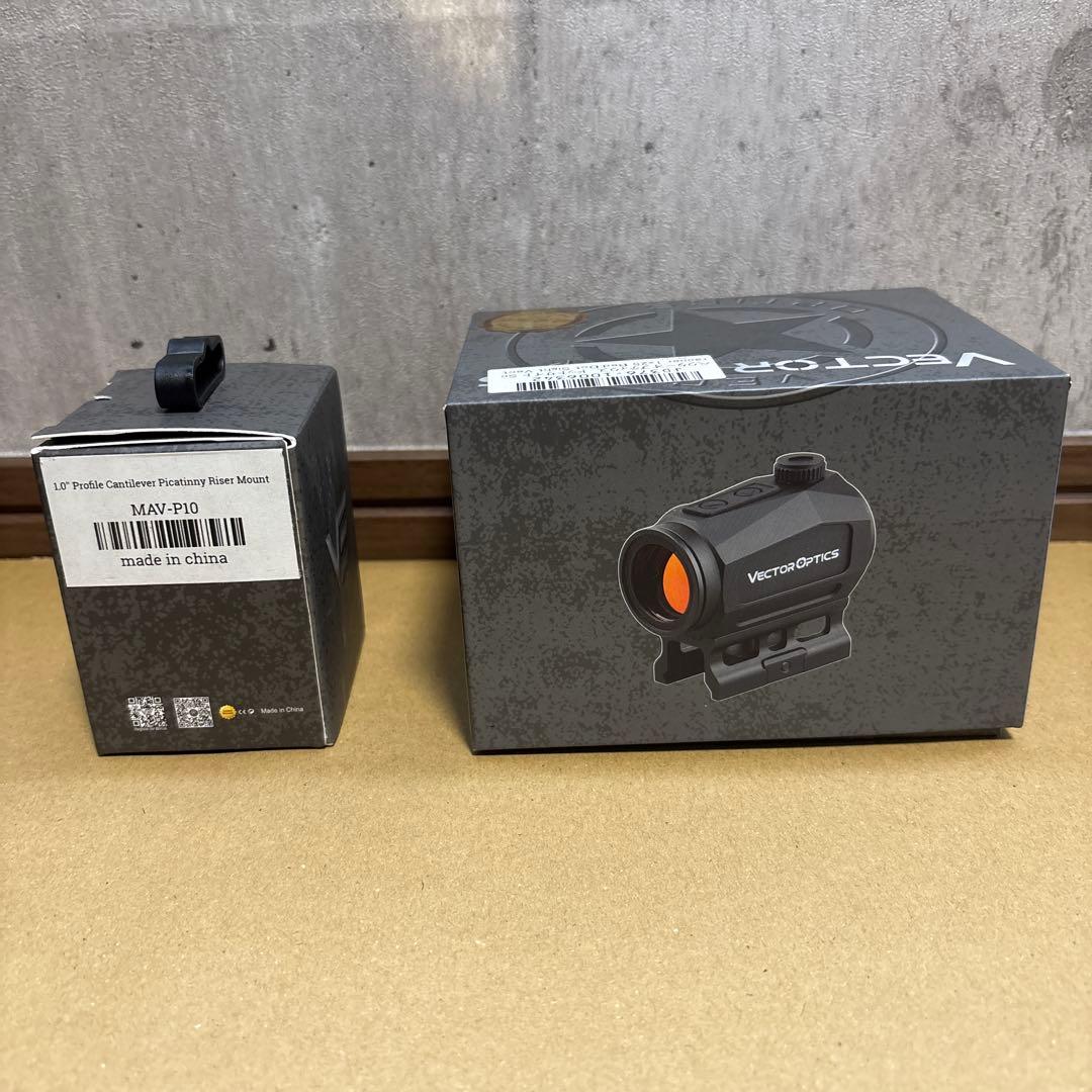 vector optics スクラッパー1x25 ライザーマウント　2点セット