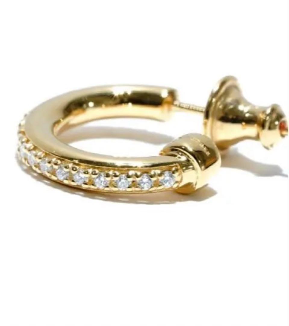 アクセサリー FORSOMEONE HOOP EARRING GOLD