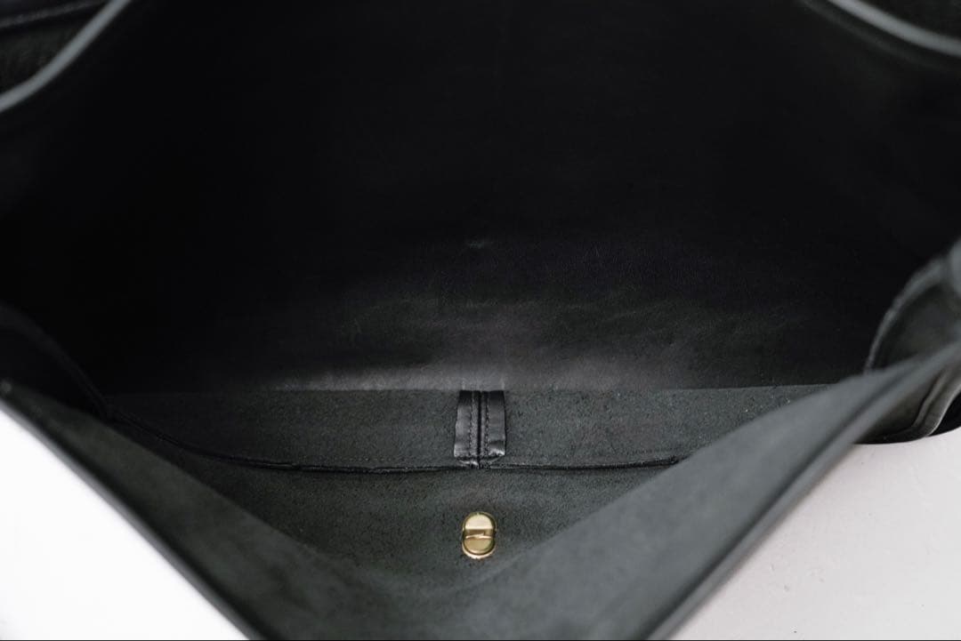 バッグ COACH Vintage Leather Black Shoulder Bag