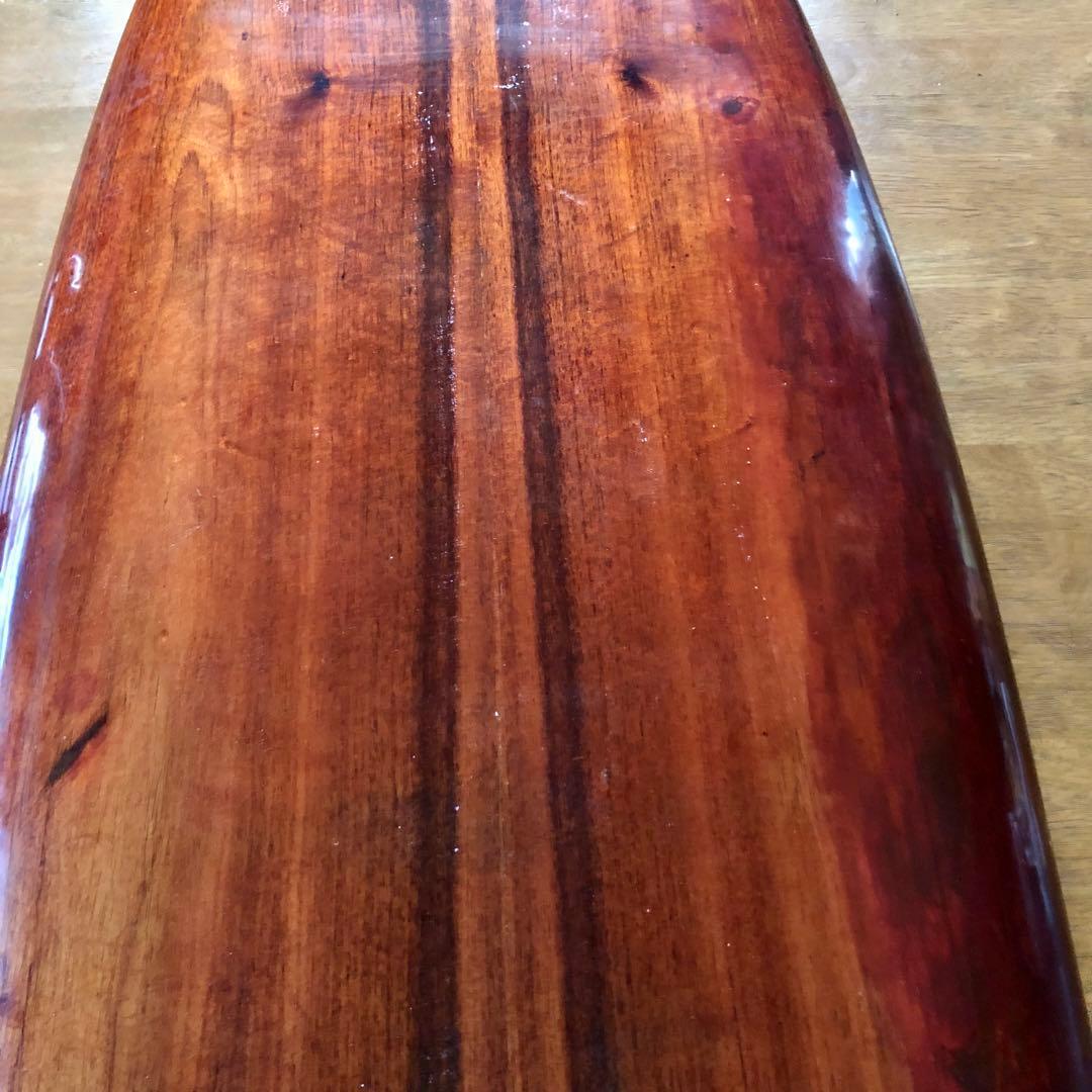 超レア ヴィンテージ 木製中空サーフボード 送料込み