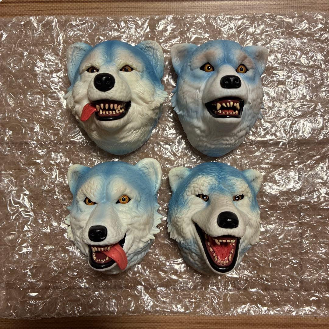 マンウィズ　くじ　MAN WITH　H賞　フェイスマグネット　4種　セミコンプ