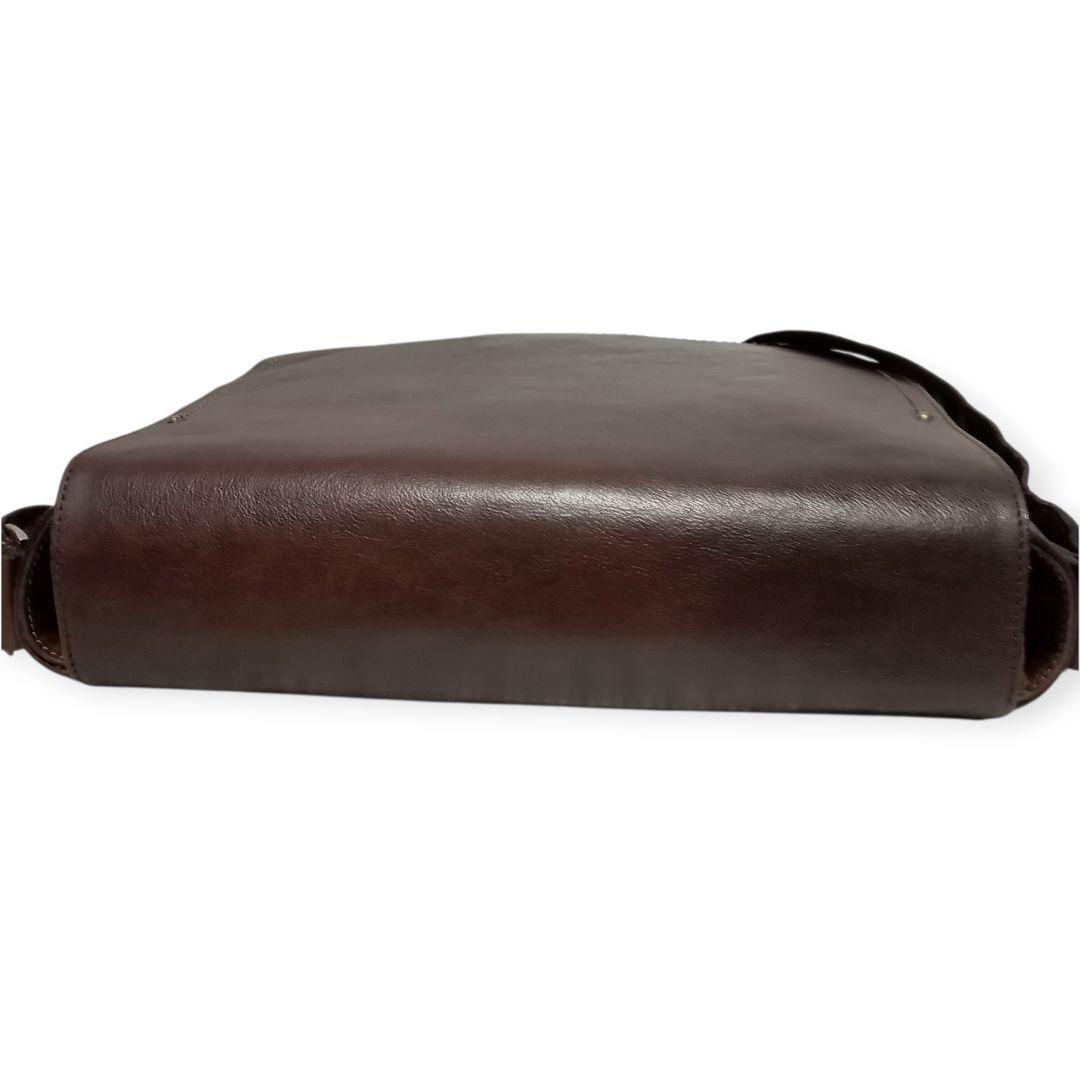 土屋鞄製造所 トーンオイルヌメ ショルダーバッグ ダークブラウンA4収納可 本革