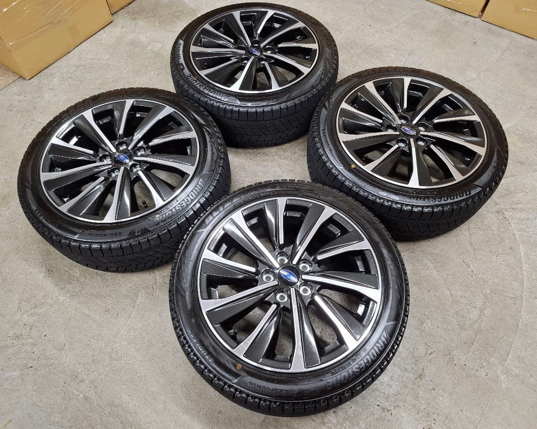 【新車外し】スバル レヴォーグ 純正 ホイールタイヤ VRX3 スタッドレス