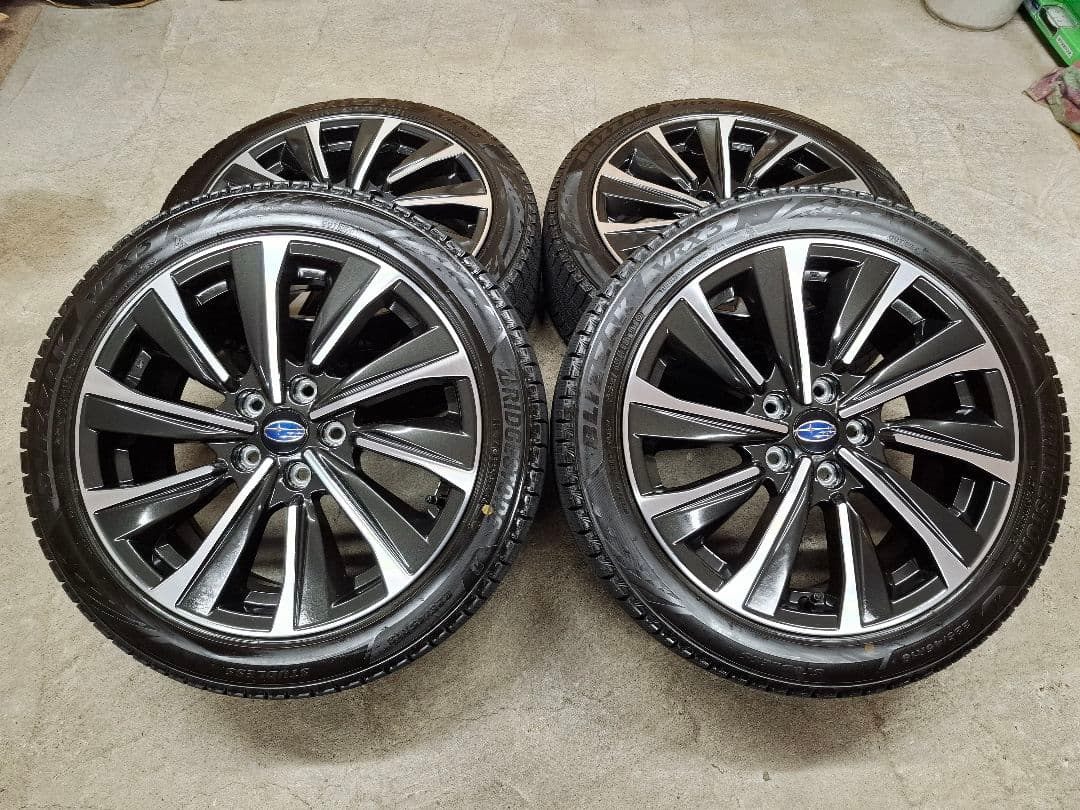 【新車外し】スバル レヴォーグ 純正 ホイールタイヤ VRX3 スタッドレス