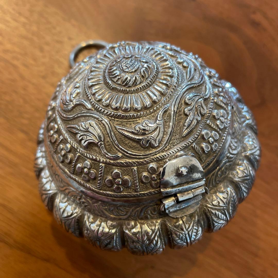 フローレス島 古民具 銀製噛みタバコ用具