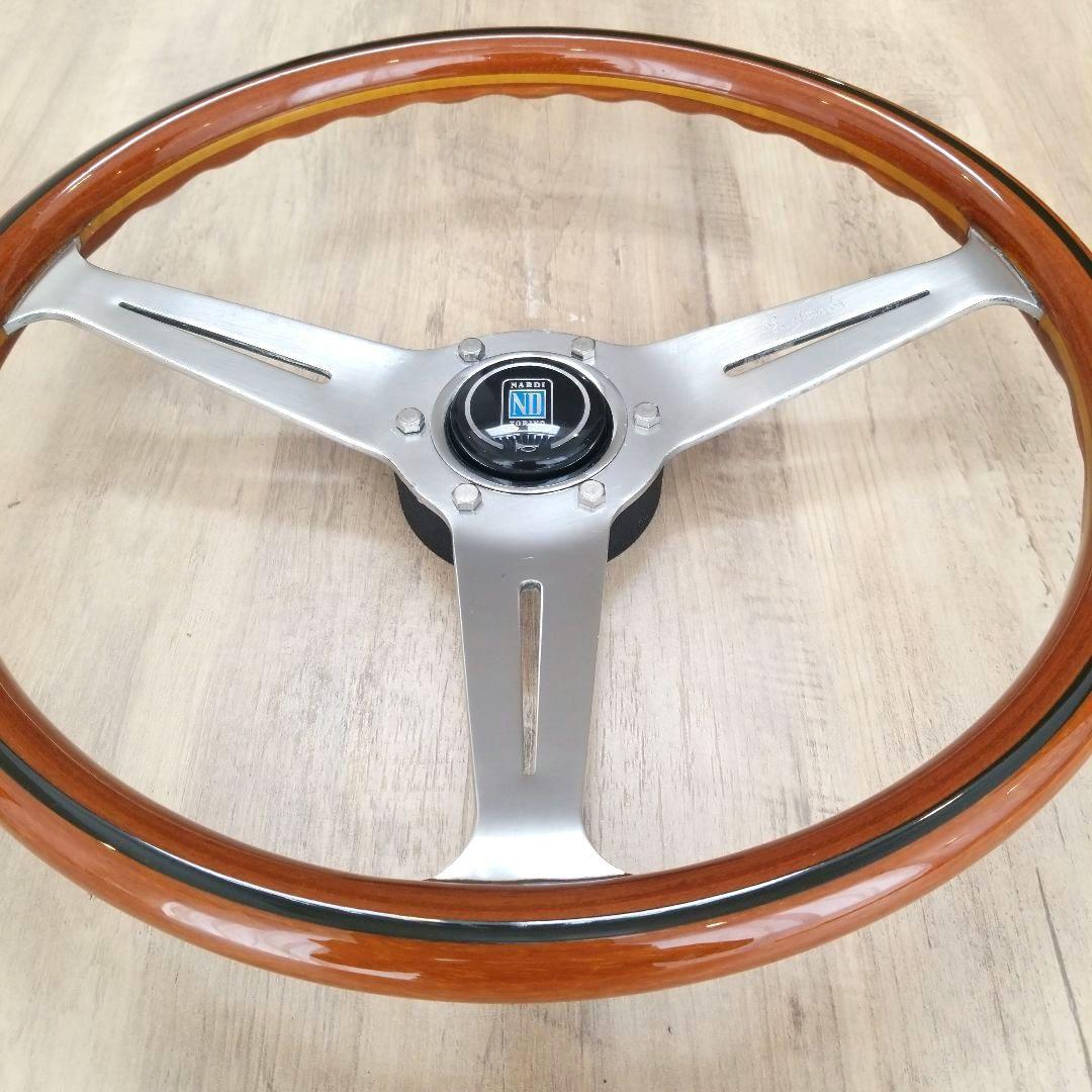 NARDI★ナルディクラシックウッドポリッシュ/ヴィンテージ【当時物】37Φ